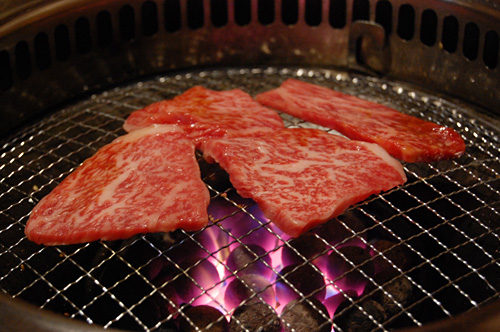 お肉を焼きましょう