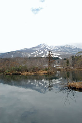 妙高山と静かないもり池