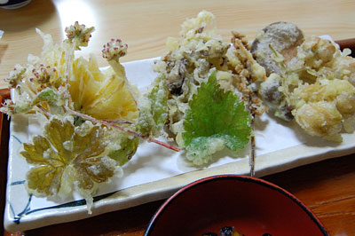 山菜野菜天ぷら